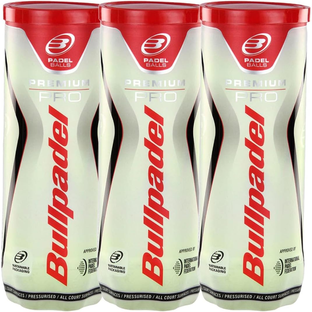 Bullpadel Premium PRO tube pack
