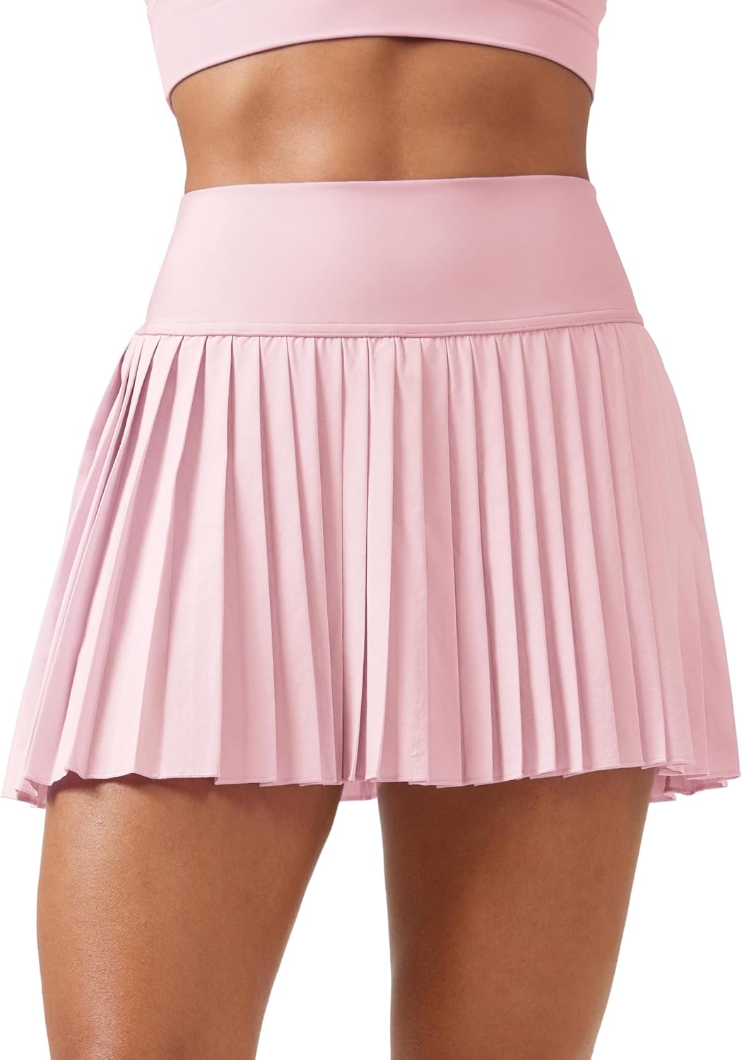 CRZ YOGA High Waisted Pleated Tennis Skirt padel wear for women