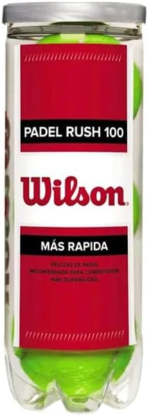 Wilson PADEL RUSH 100 padel balls tube
